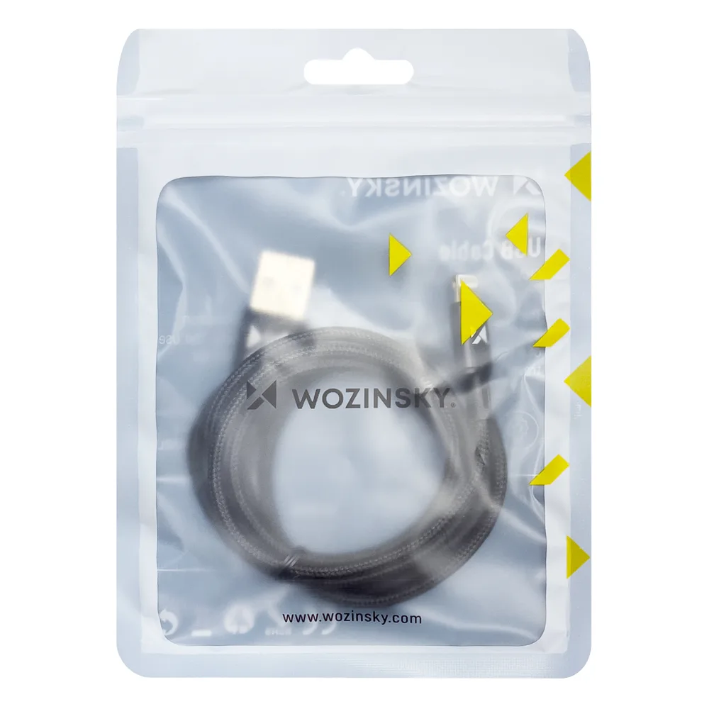 Kabel przewód USB Iphone Lightning 2.4A 1m czarny 5