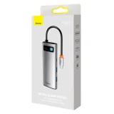 Višenamjenski 7-u-1 USB Type-C HDMI čitač TF kartica i hub, sivi 5