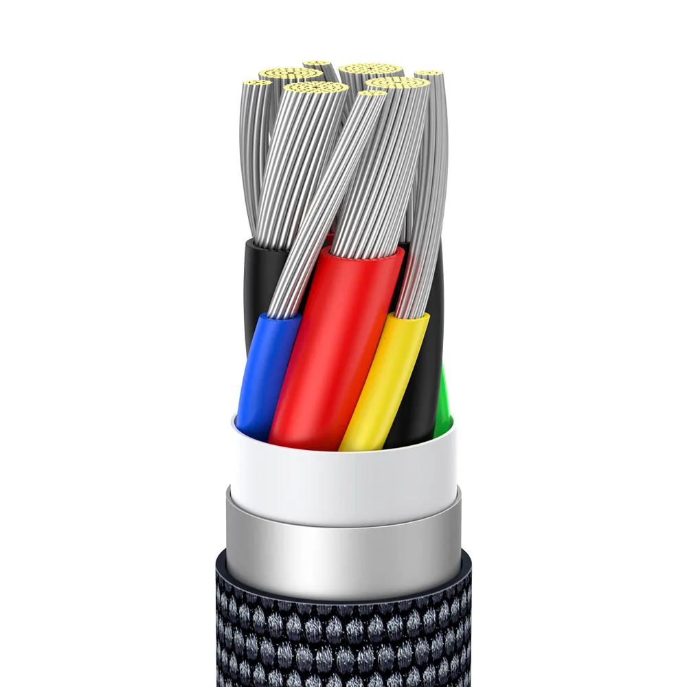Cablu USB-C la USB-C de 100 W pentru încărcare rapidă și transfer de date, 2 m, negru 7