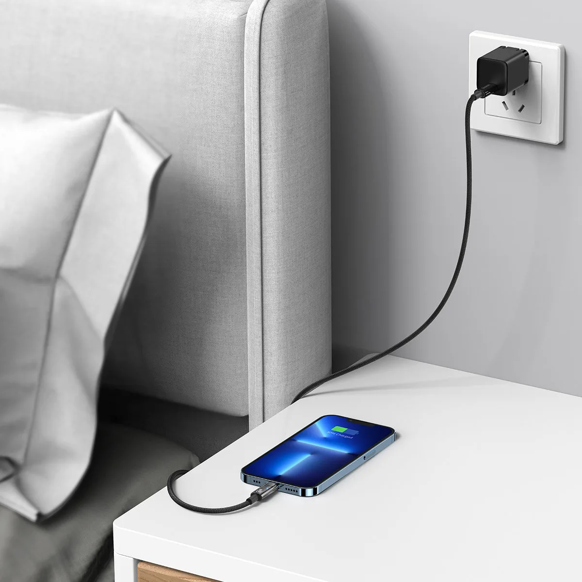 Explorer Series USB-C to iPhone Lightning Cable, 20W, 1m, Blue 10