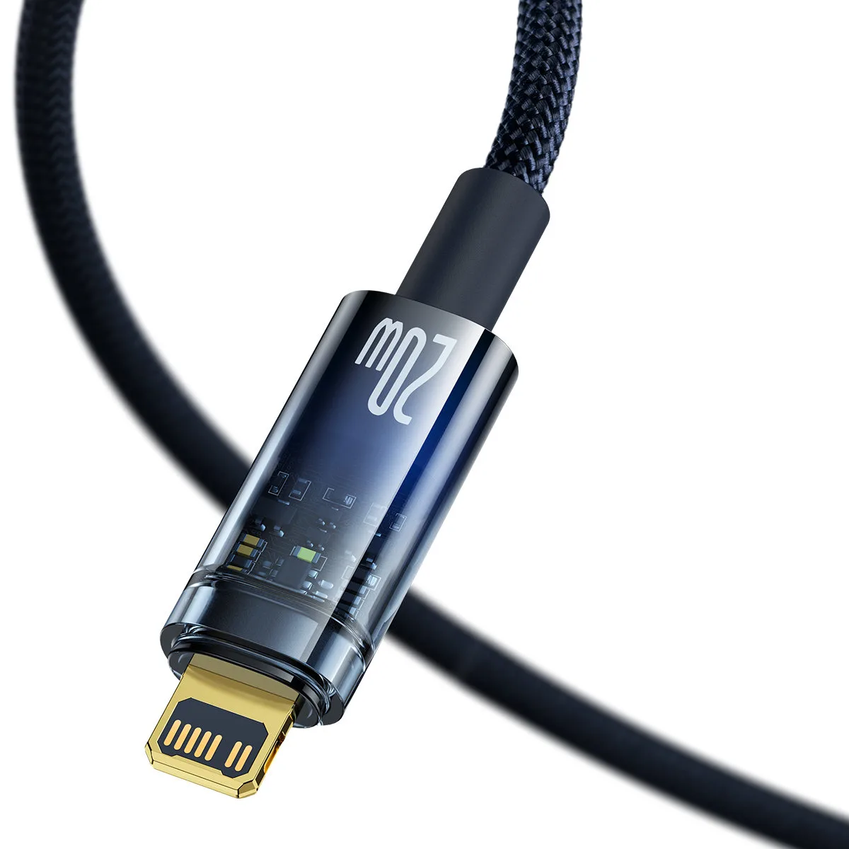 Explorer Series USB-C to iPhone Lightning Cable, 20W, 1m, Blue 3