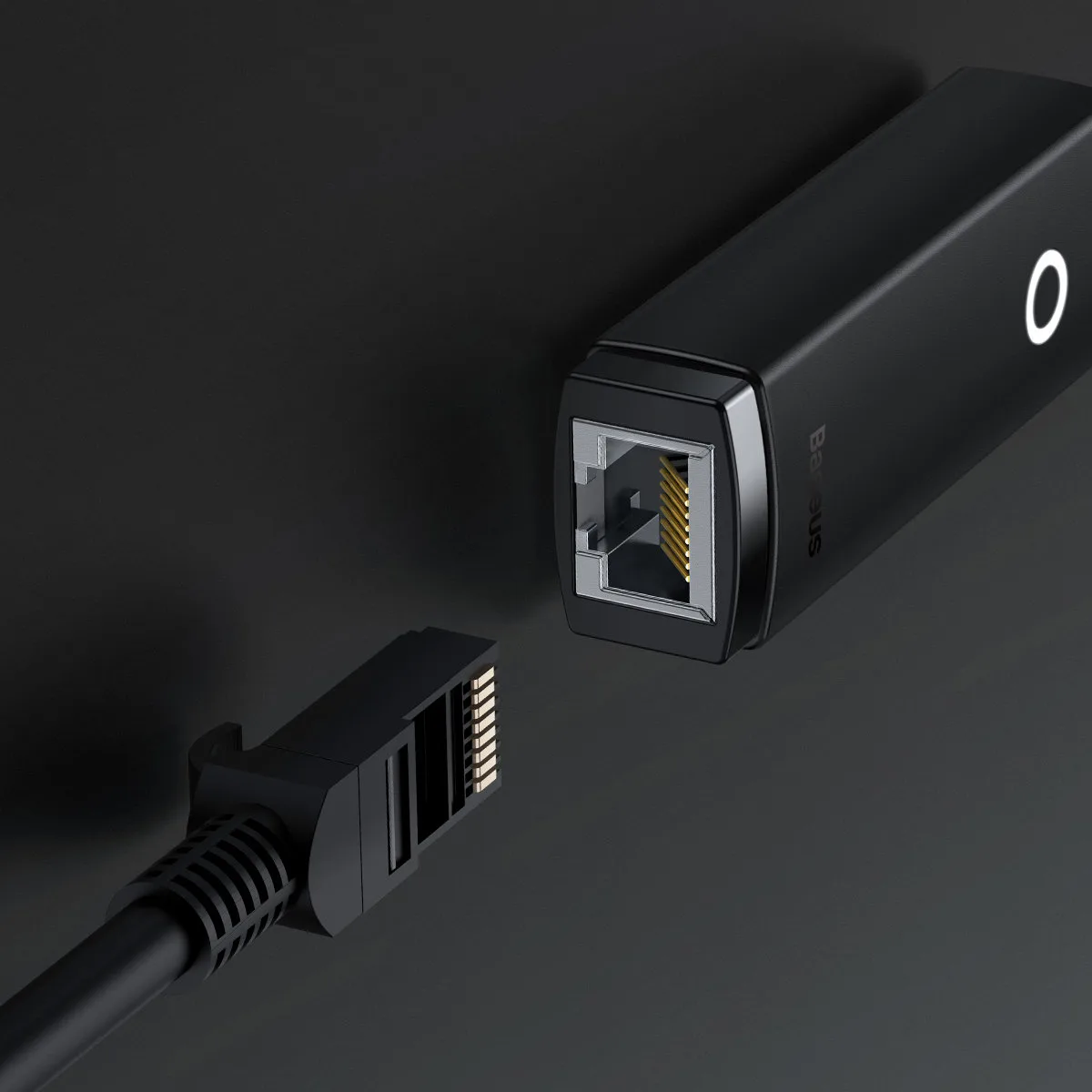 External USB Type-A RJ45 LAN network card, 100 Mbps, gray 8