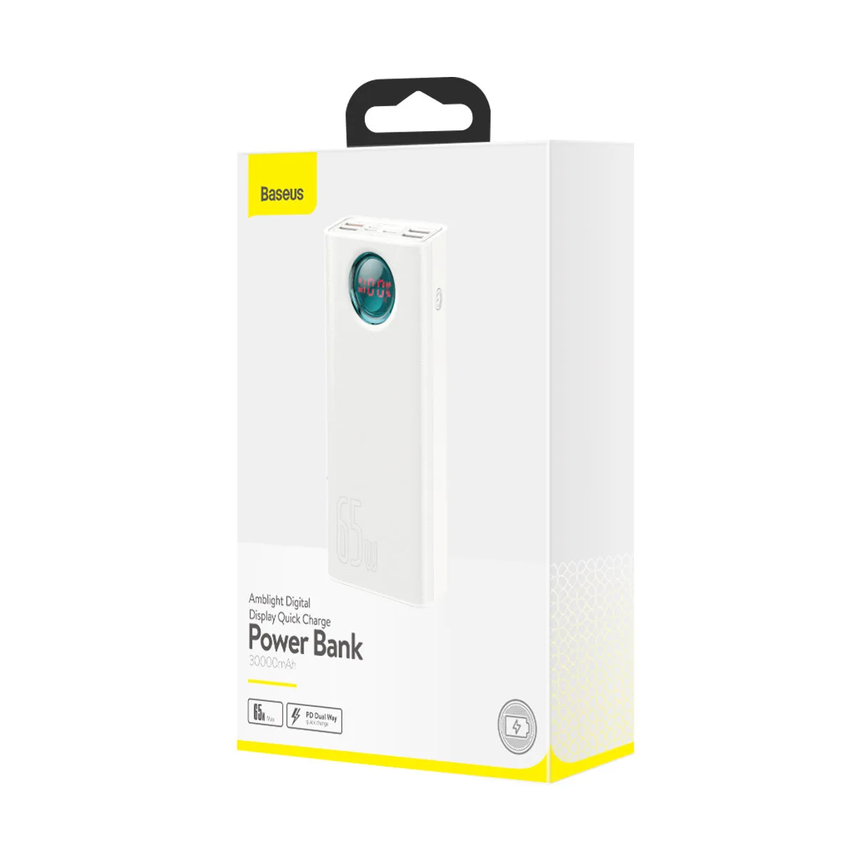 Amblight powerbank 65W 30000mAh Overseas Edition biały 5