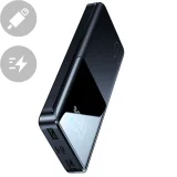 22,5 W 10 000 mAh PD QC3.0 AFC power bank, fekete 2