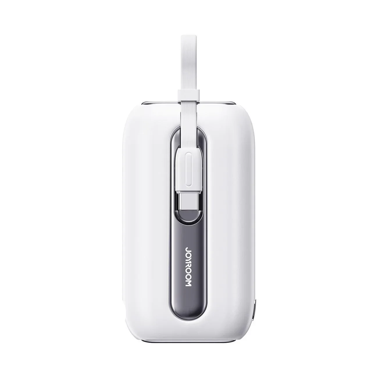 10000mAh Power Bank Colorful Series 22.5W s USB-C i iPhone Lightning kabelima, bijela
