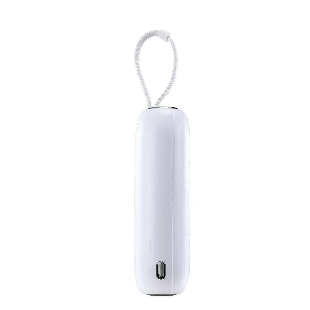 Power bank 10.000 mAh din seria Colorful, 22,5 W, cu cabluri USB-C și Lightning pentru iPhone, alb 11