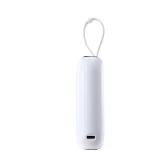 10000mAh Power Bank Colorful Series 22.5W s USB-C i iPhone Lightning kabelima, bijela 2