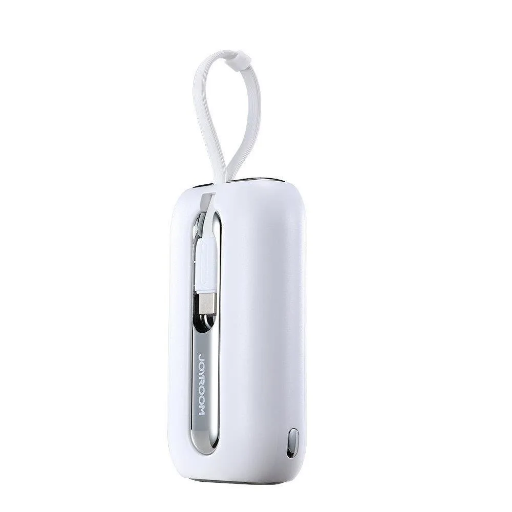 Power bank 10.000 mAh din seria Colorful, 22,5 W, cu cabluri USB-C și Lightning pentru iPhone, alb 4