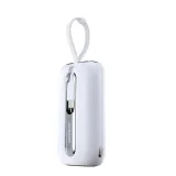 10000mAh Power Bank Colorful Series 22.5W s USB-C i iPhone Lightning kabelima, bijela 4