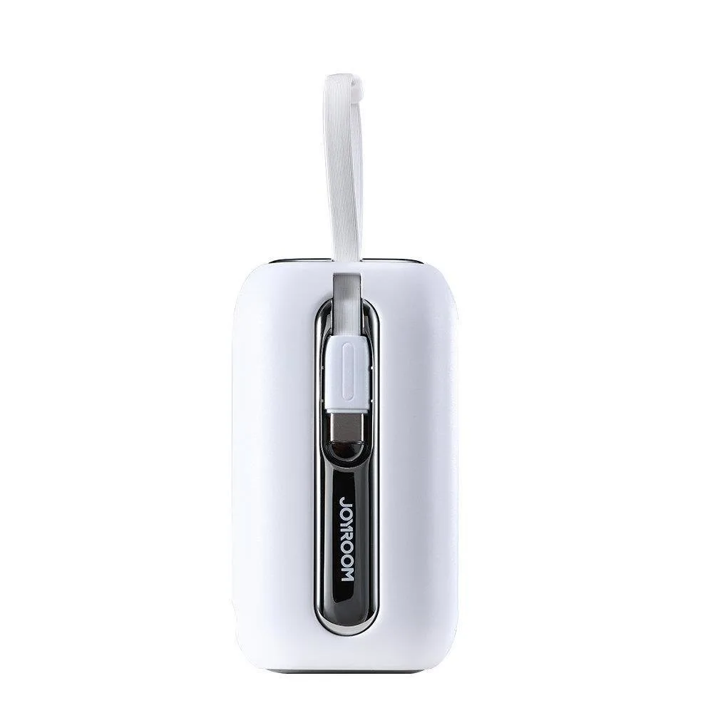 Power bank 10.000 mAh din seria Colorful, 22,5 W, cu cabluri USB-C și Lightning pentru iPhone, alb 7