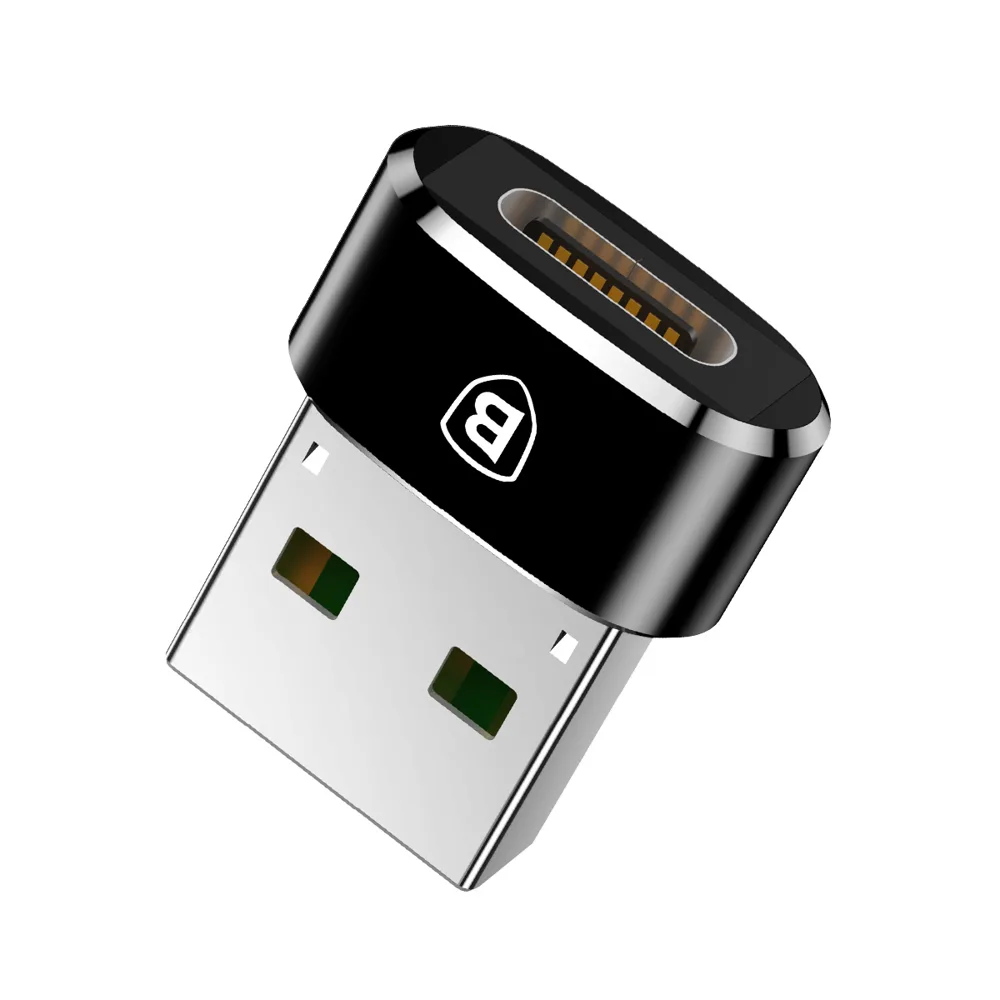 Kleiner USB-C-zu-USB-Adapter – schwarz Kleiner USB-C-zu-USB-Adapter – schwarz
