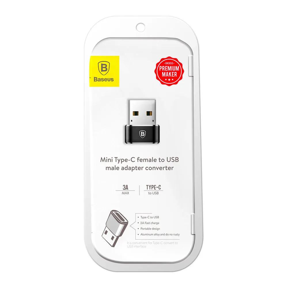 Kleiner USB-C-zu-USB-Adapter – schwarz 5