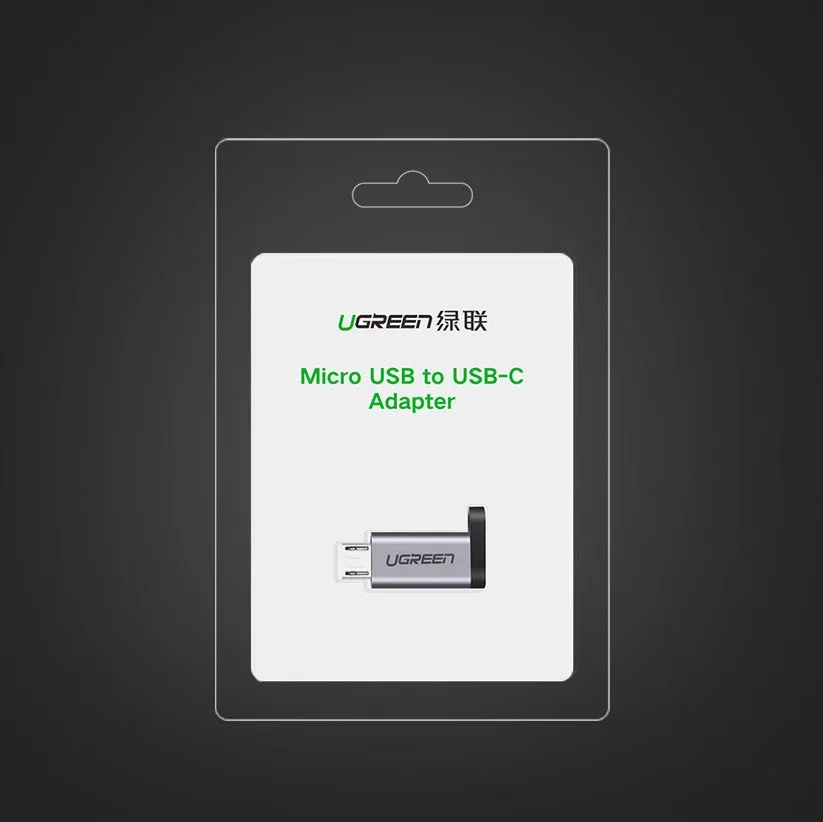 USB-C–micro USB adapter – szürke 11