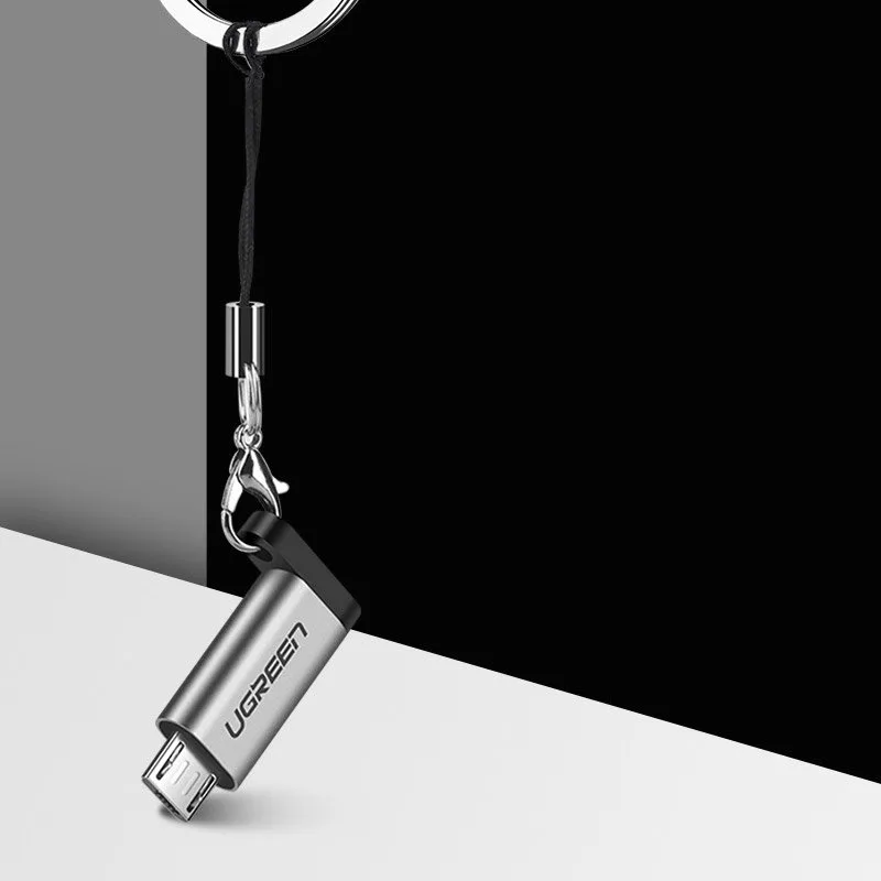 USB-C–micro USB adapter – szürke 5