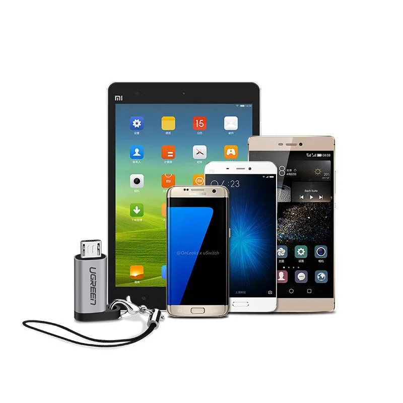 USB-C–micro USB adapter – szürke 6