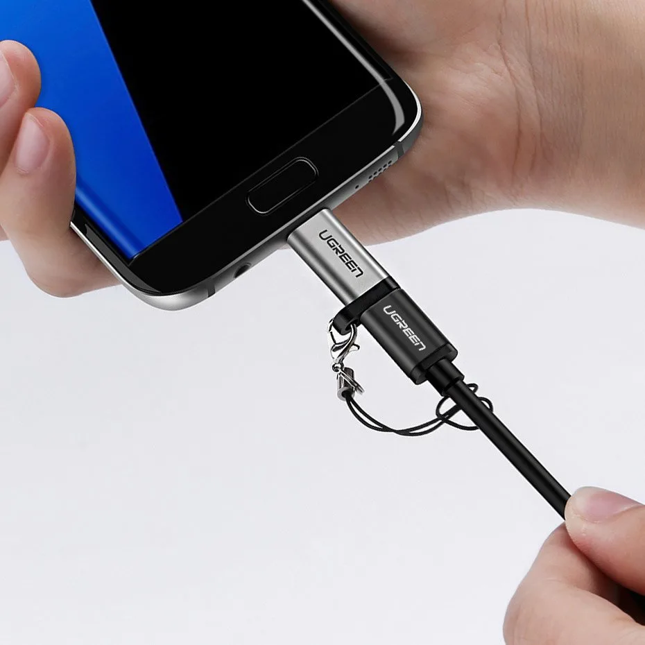 USB-C–micro USB adapter – szürke 7