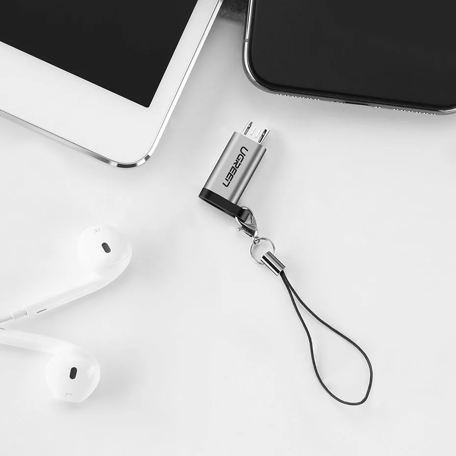 USB-C–micro USB adapter – szürke 8