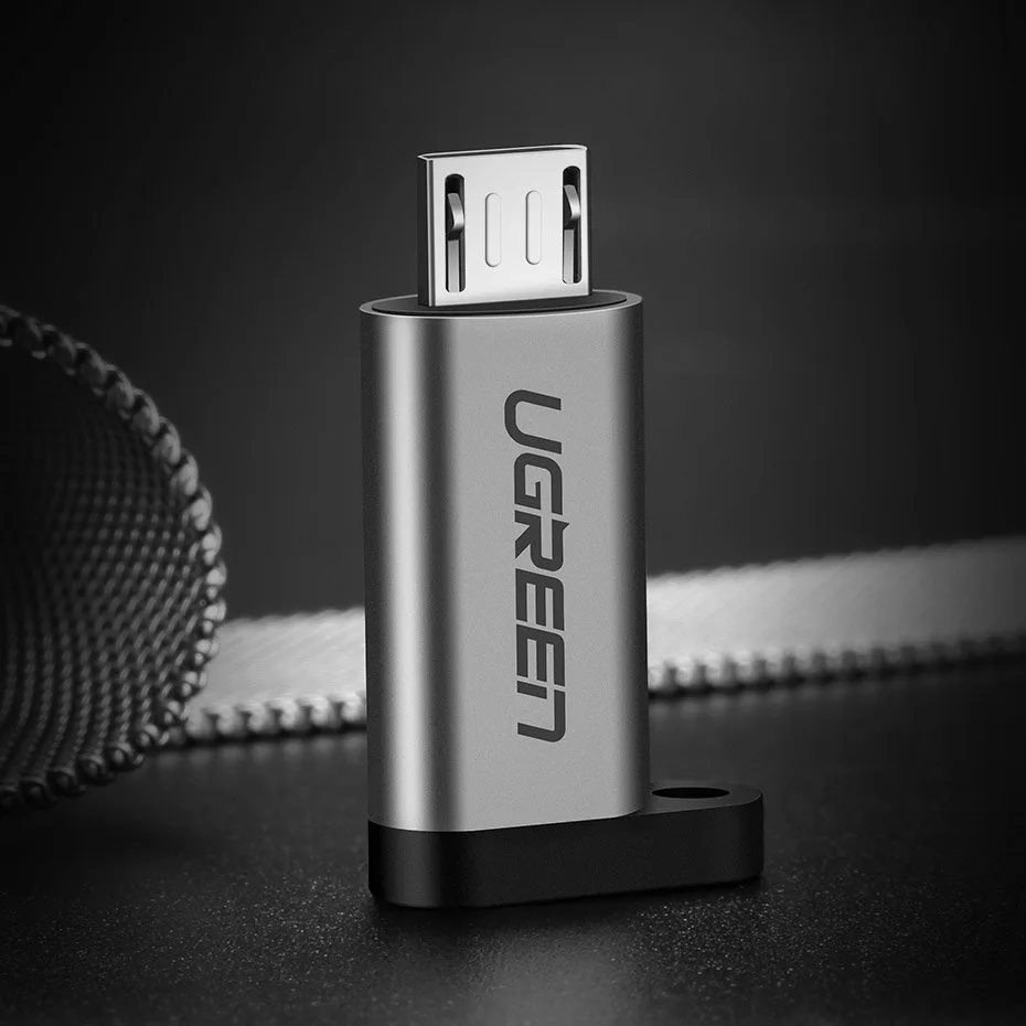 USB-C–micro USB adapter – szürke 9