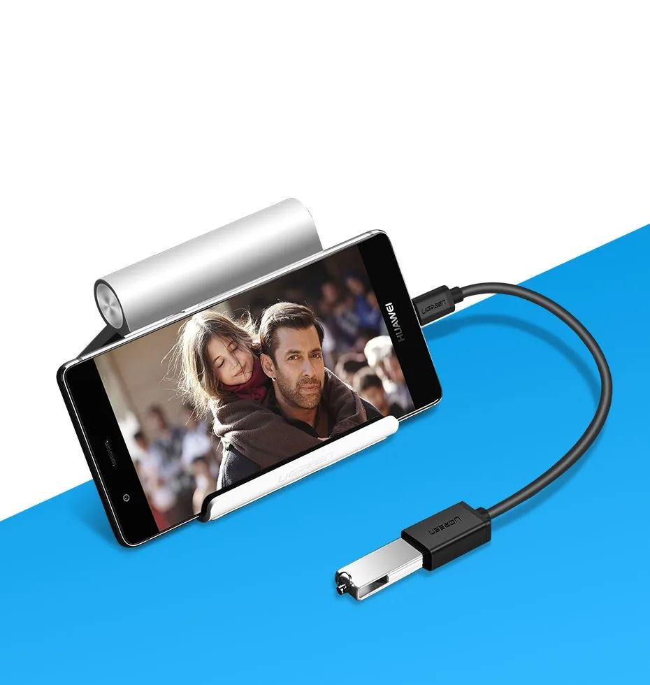 Adapter przejściówka kabel OTG z USB 3.0 na USB-C - czarny 3