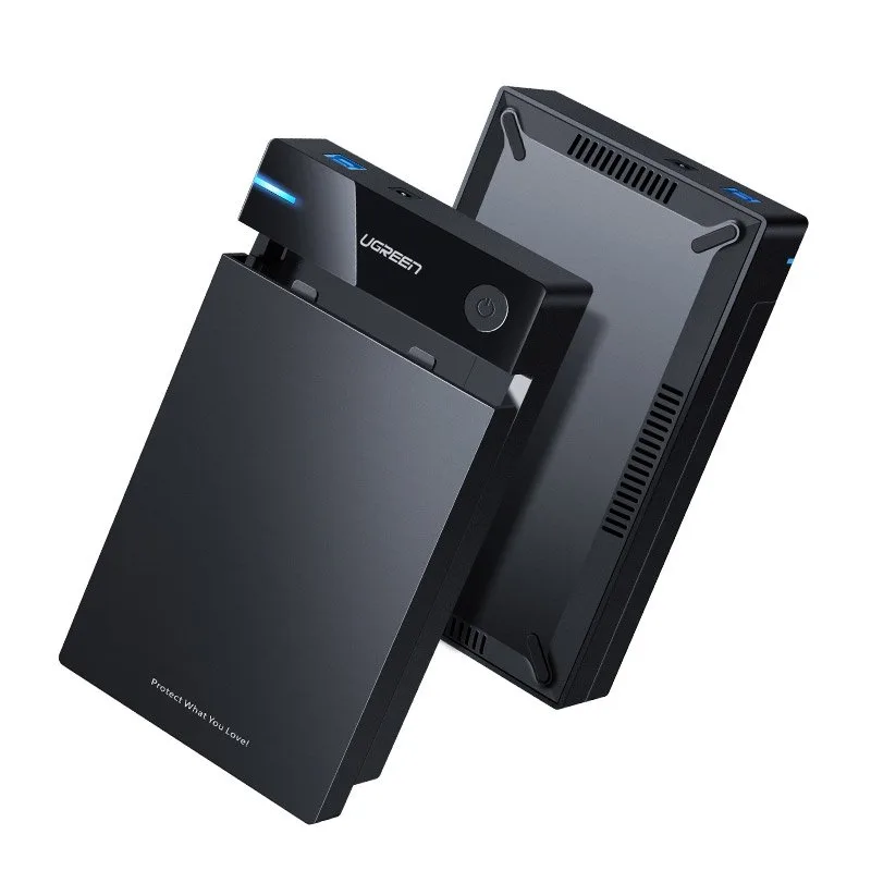 SATA 3,5'' HDD-tok USB 3.0 porttal – fekete