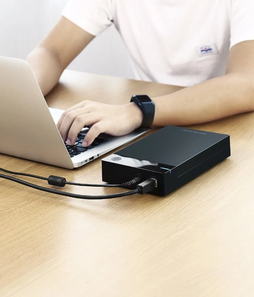 SATA 3.5'' HDD enclosure with USB 3.0 port - black 7