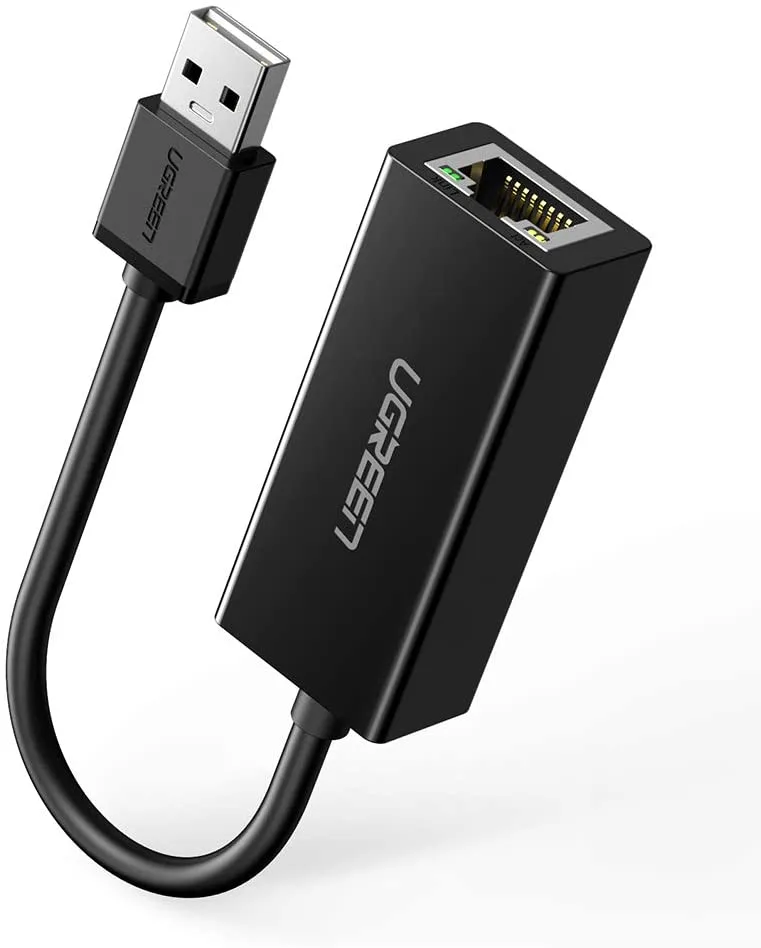 Külső RJ45 LAN hálózati kártya – USB 2.0 100 Mbps – fekete 2