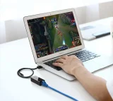 Külső RJ45 LAN hálózati kártya – USB 2.0 100 Mbps – fekete 3
