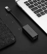 Külső RJ45 LAN hálózati kártya – USB 2.0 100 Mbps – fekete 8