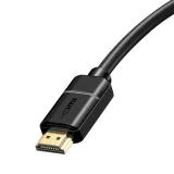 HDMI 2.0 4K 30 Hz 3D HDR 18 Gbps 8 m-es kábel – fekete 3