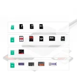 SD / micro SD / CF / MS memóriakártya-olvasó USB 3.0 csatlakozóval - fekete 8