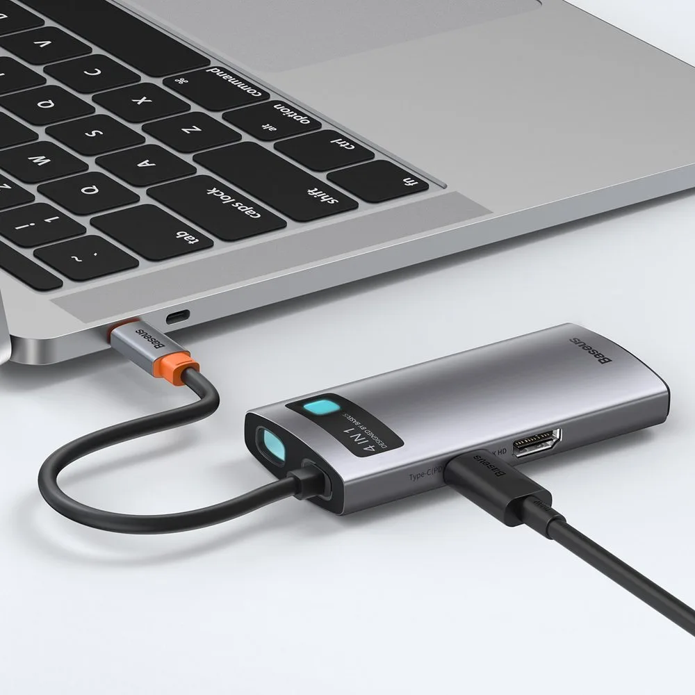 4w1 wielofunkcyjny HUB Metal Gleam USB-C do USB-C Power Delivery HDMI USB 3.2 USB 2.0 11