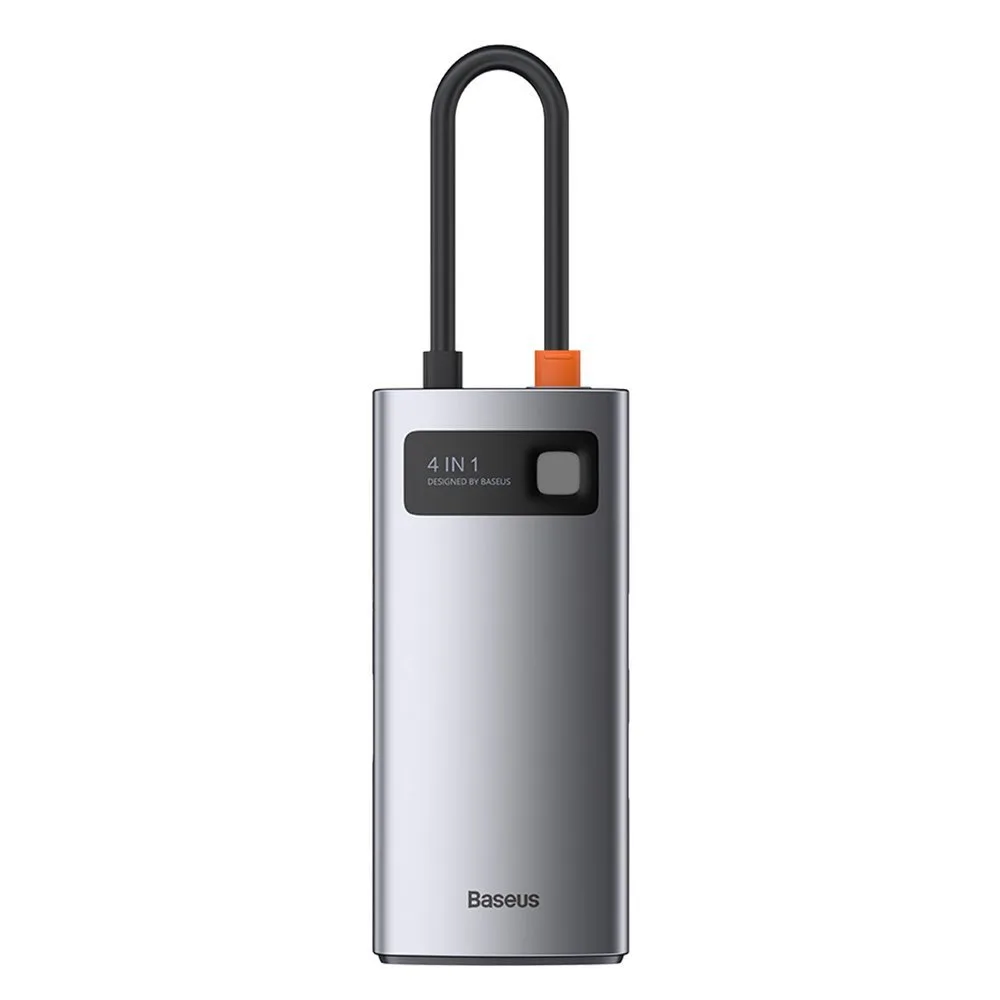 4 az 1-ben multifunkcionális fém Gleam USB-C–USB-C Power Delivery HDMI USB 3.2 USB 2.0 hub