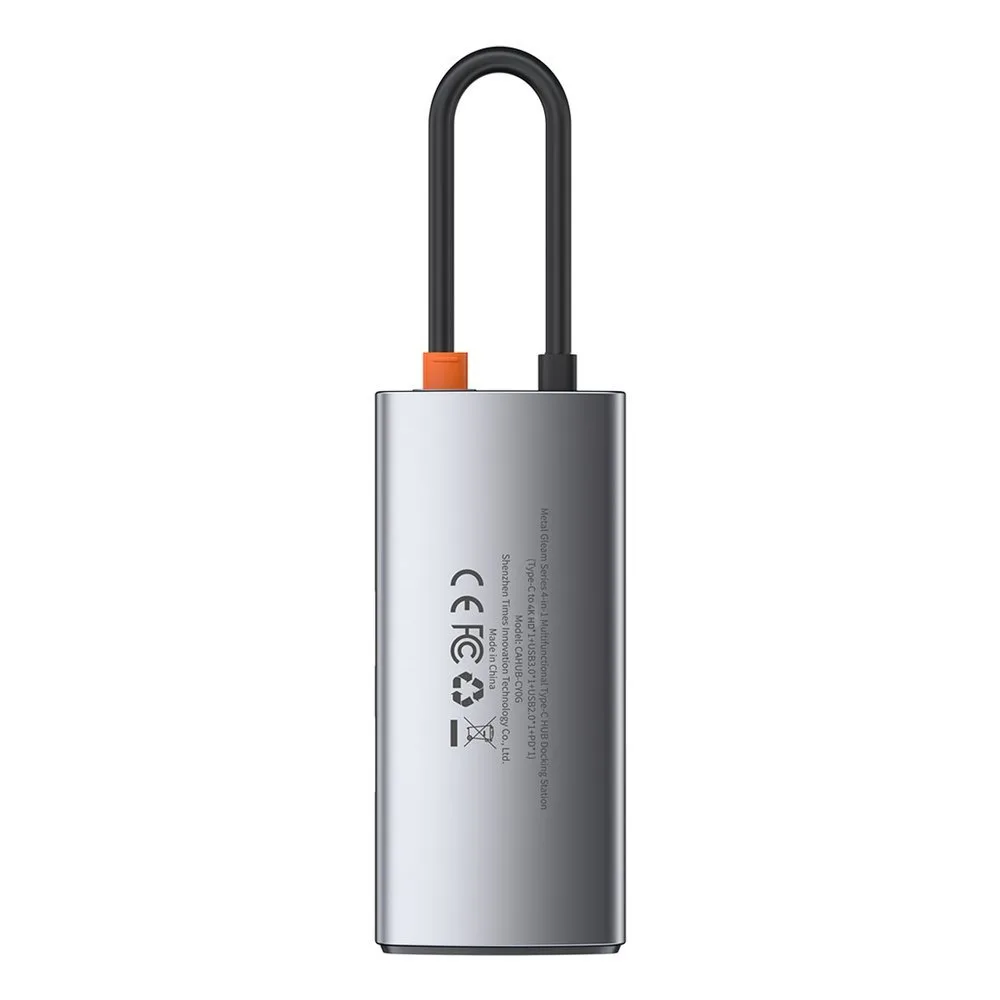 4w1 wielofunkcyjny HUB Metal Gleam USB-C do USB-C Power Delivery HDMI USB 3.2 USB 2.0 3