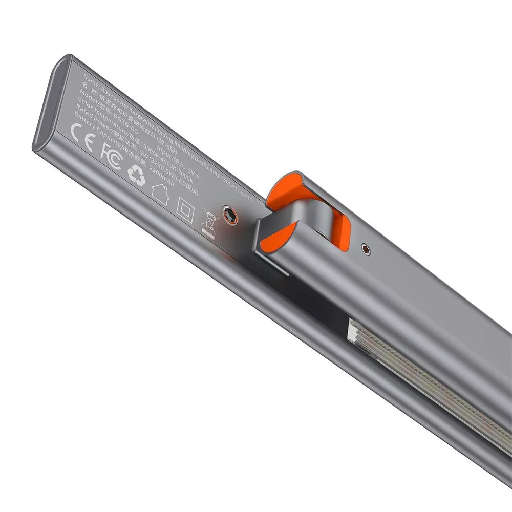 Smart Eye Wireless 2200mAh LED stolna noćna lampa - siva 8