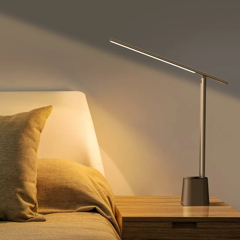 Smart Eye Wireless 2200mAh LED stolna noćna lampa - siva 11