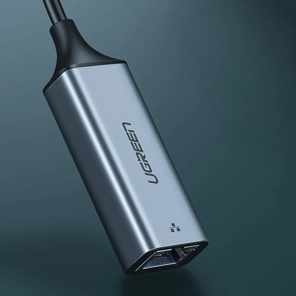 Externe LAN-RJ45-zu-USB-C-1-Gigabit-Ethernet-Netzwerkkarte – Grau 7