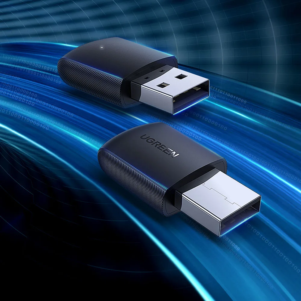 Externe USB-Netzwerkkarte – WLAN 2,4 GHz / 5 GHz 11ac AC650 – Schwarz 4