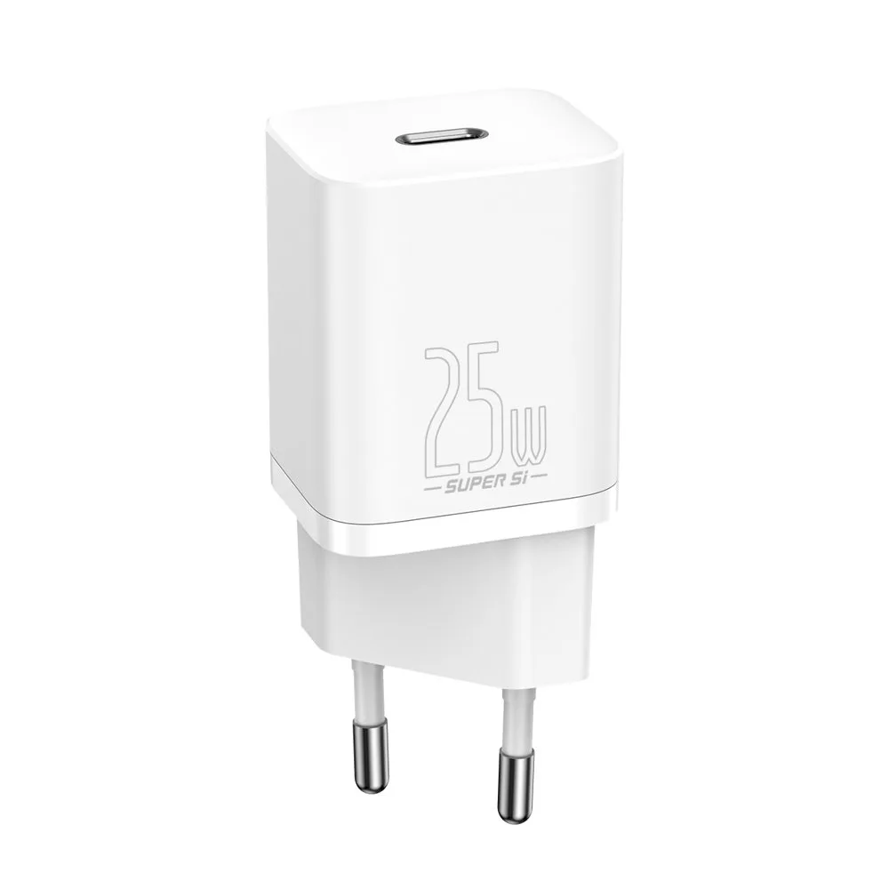 Szupergyors, 25 W-os USB-C Power Delivery gyorstöltő – fehér