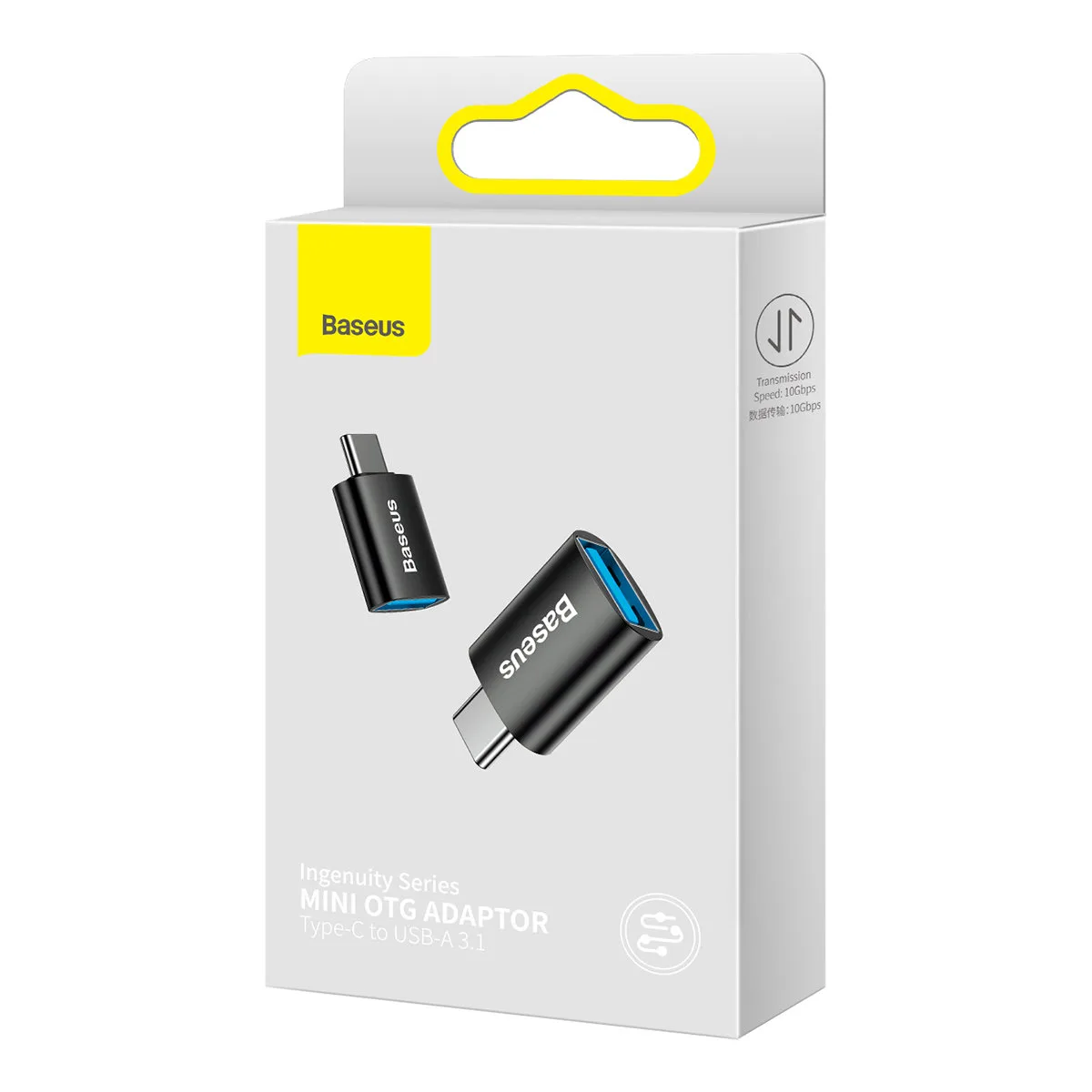 Ingenuity sorozatú USB-C–USB-A 3.2 Gen 1 adapter – fekete 5