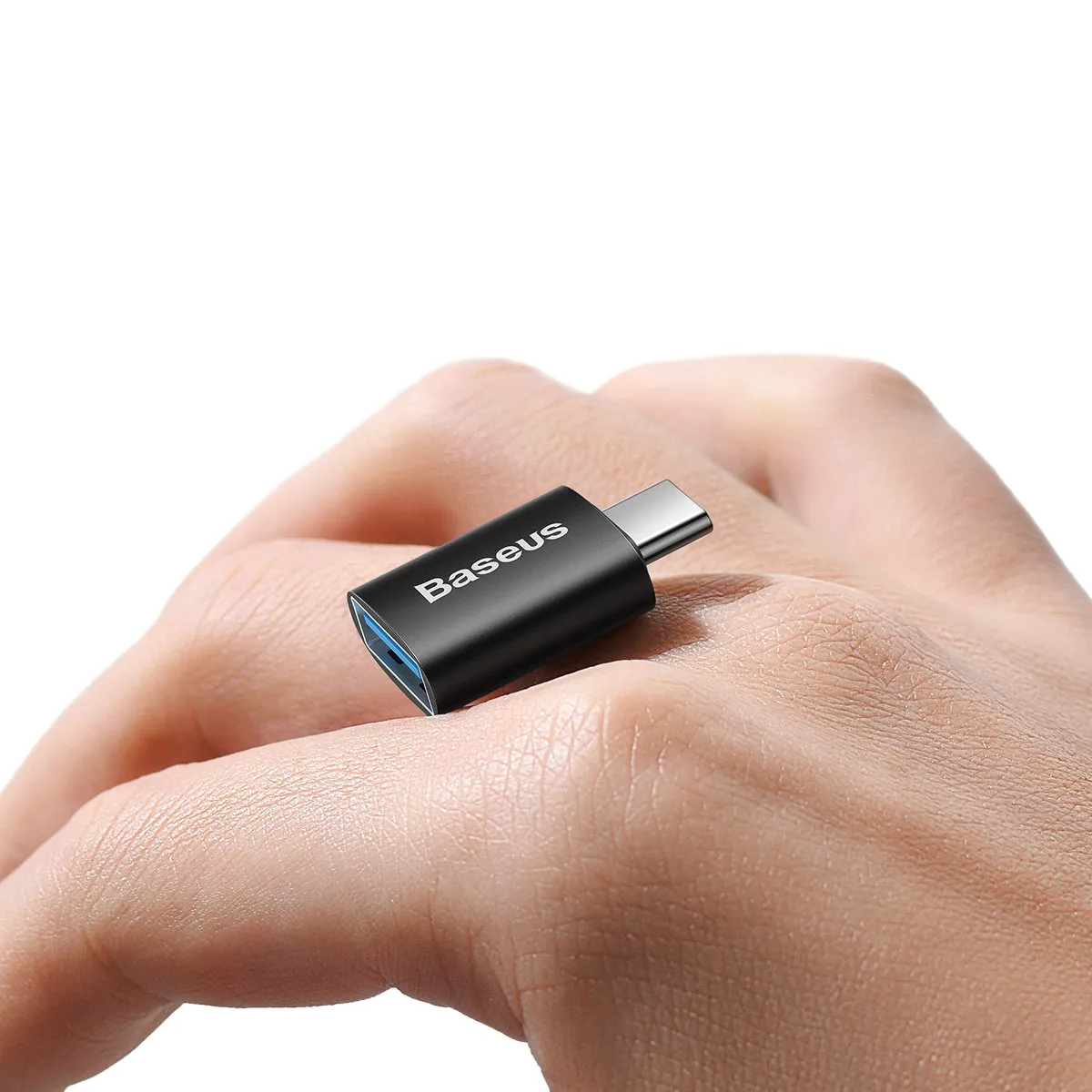 Ingenuity sorozatú USB-C–USB-A 3.2 Gen 1 adapter – fekete 8