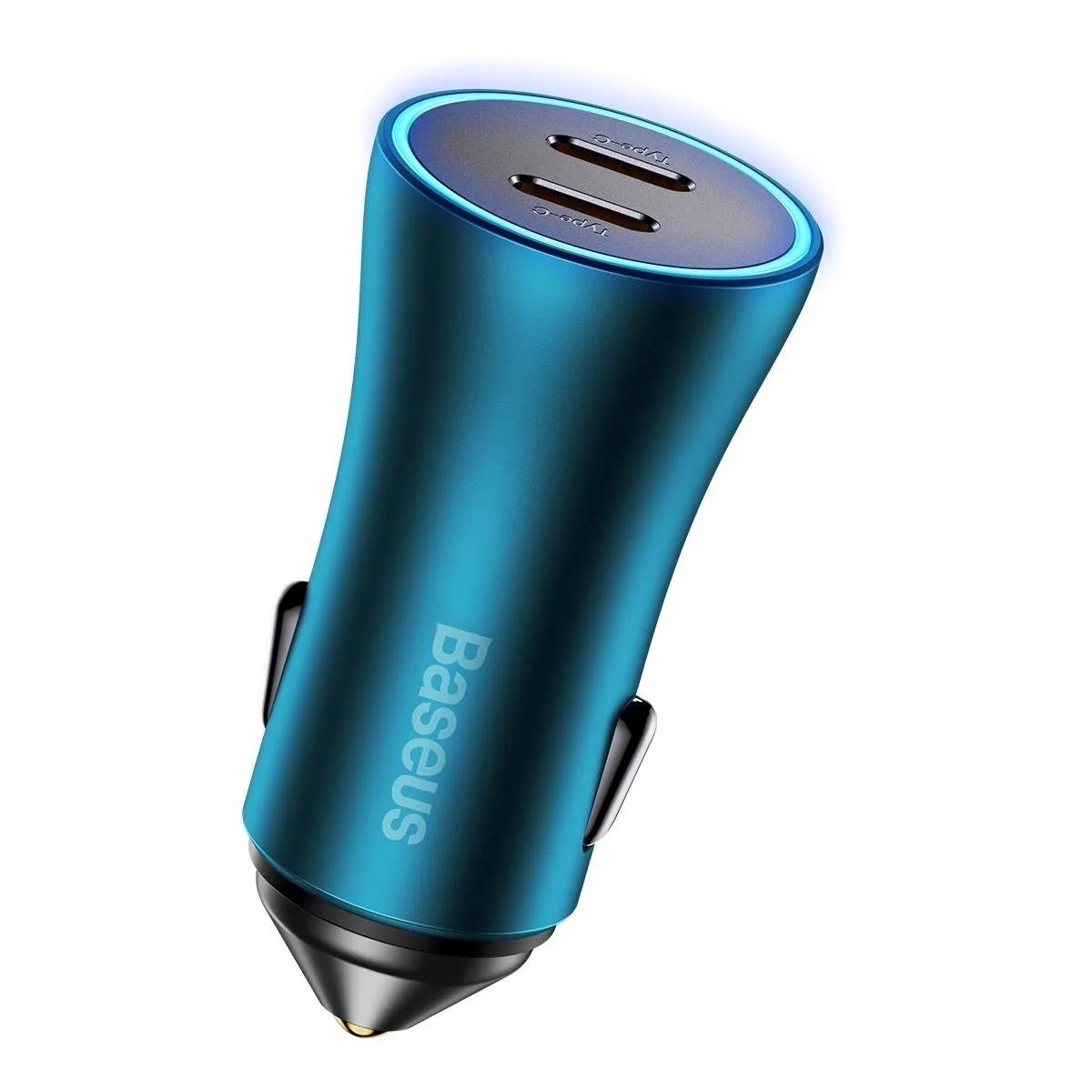 Golden Contactor Pro 2x USB-C 40W Car Charger - Blue 4