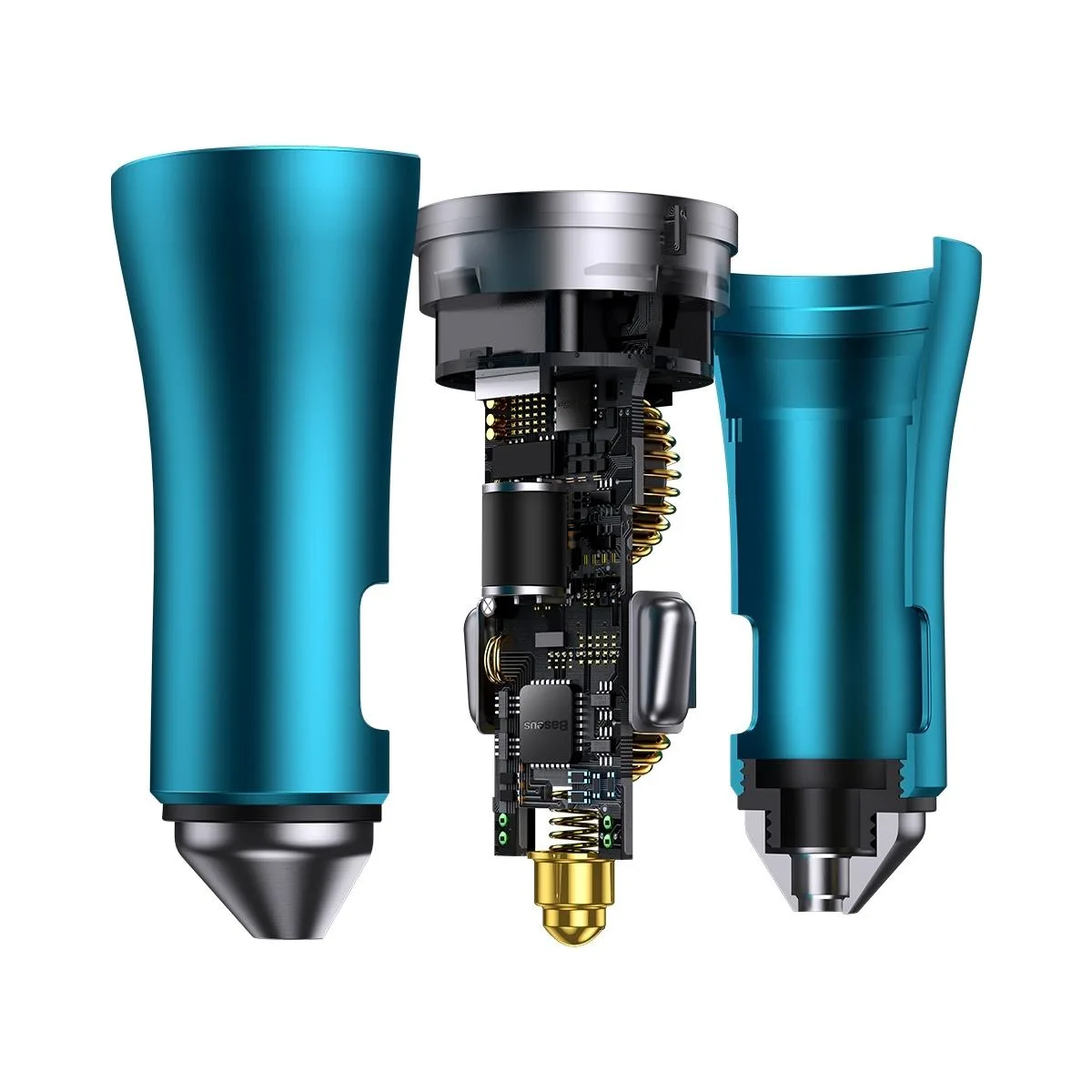 Golden Contactor Pro 2x USB-C 40W Car Charger - Blue 6