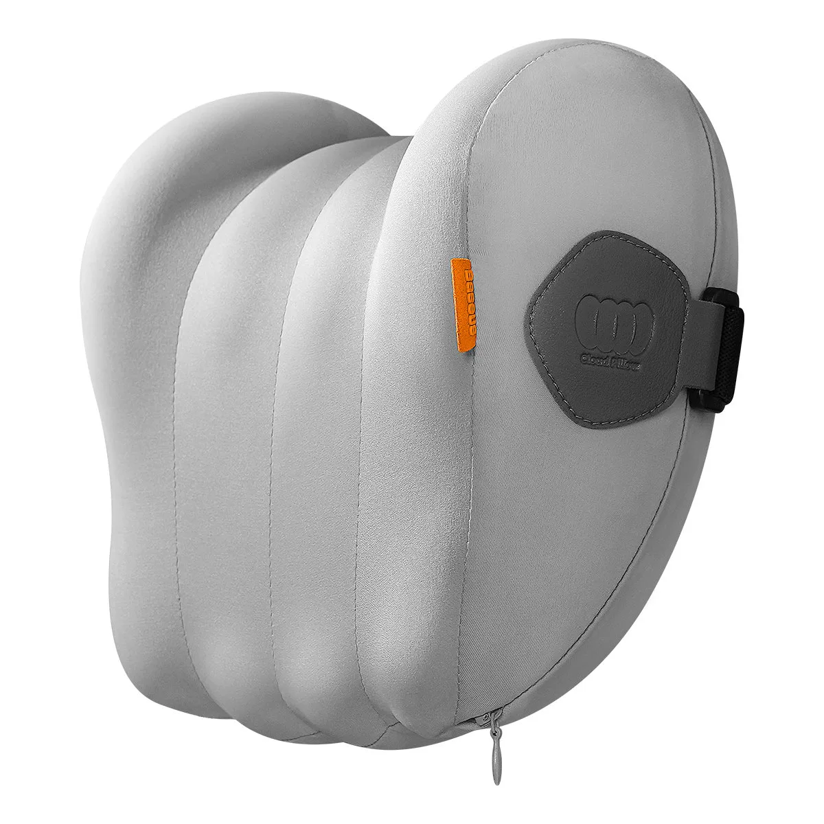 ComfortRide Car Headrest Pillow - Gray 5