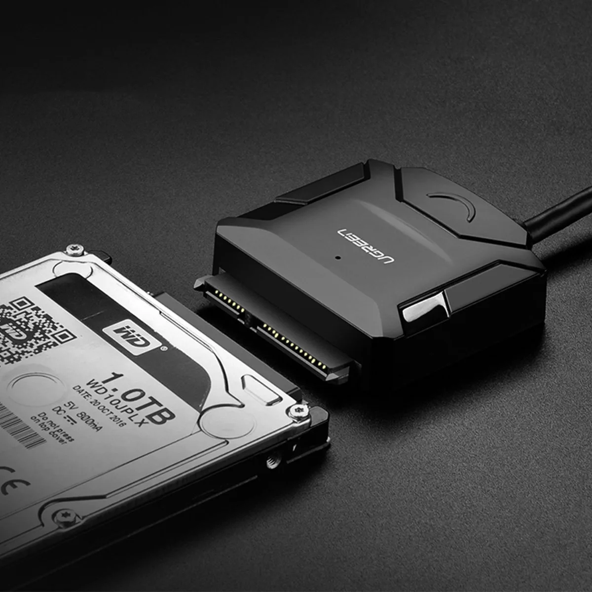 SATA 2,5'' / 3,5'' HDD- und SSD-USB-3.0-Adapterkabel bis zu 4 TB – Schwarz 4