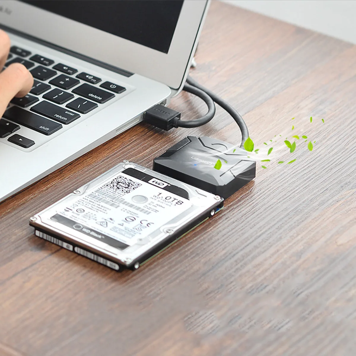 SATA 2,5'' / 3,5'' HDD- und SSD-USB-3.0-Adapterkabel bis zu 4 TB – Schwarz 5