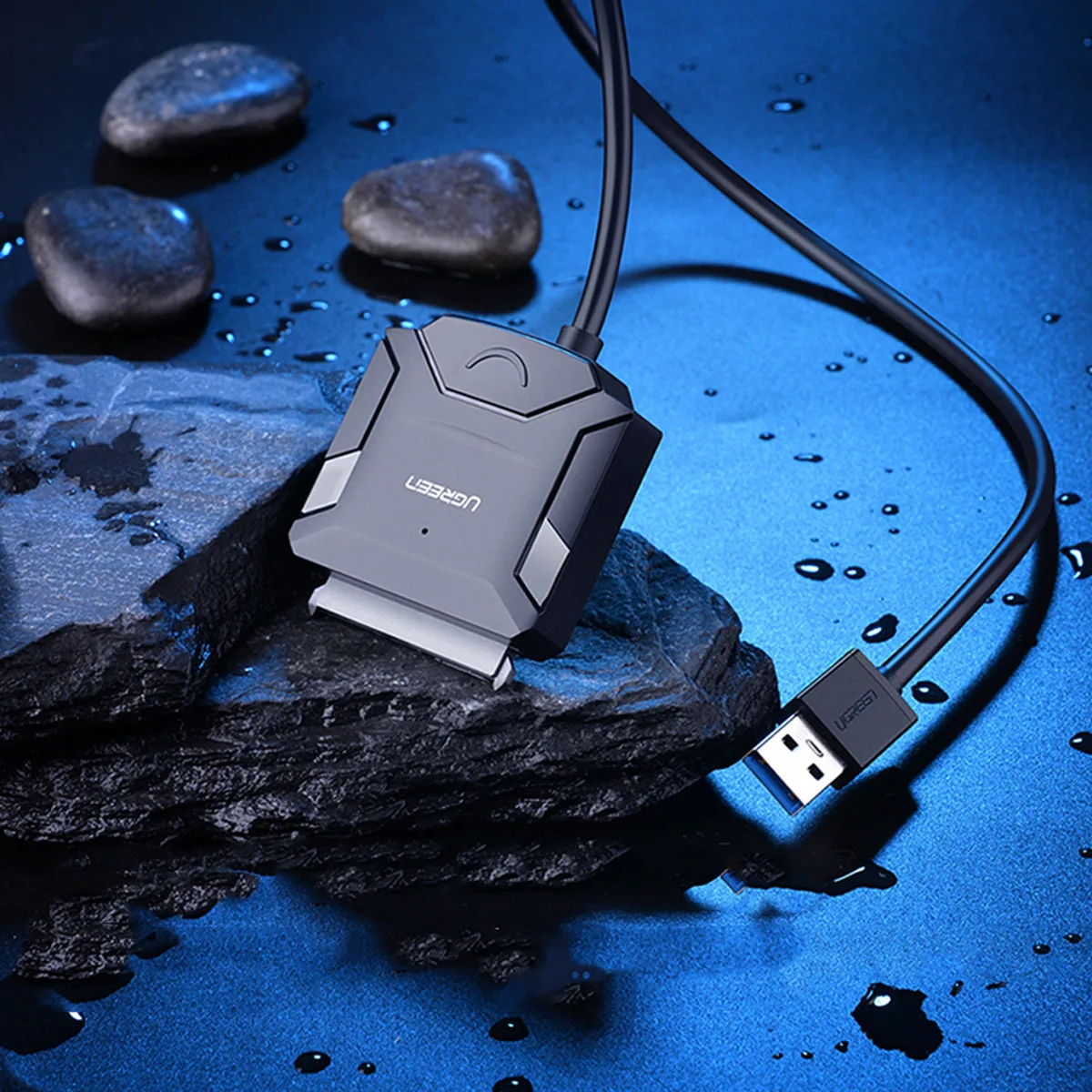 SATA 2,5'' / 3,5'' HDD- und SSD-USB-3.0-Adapterkabel bis zu 4 TB – Schwarz 7