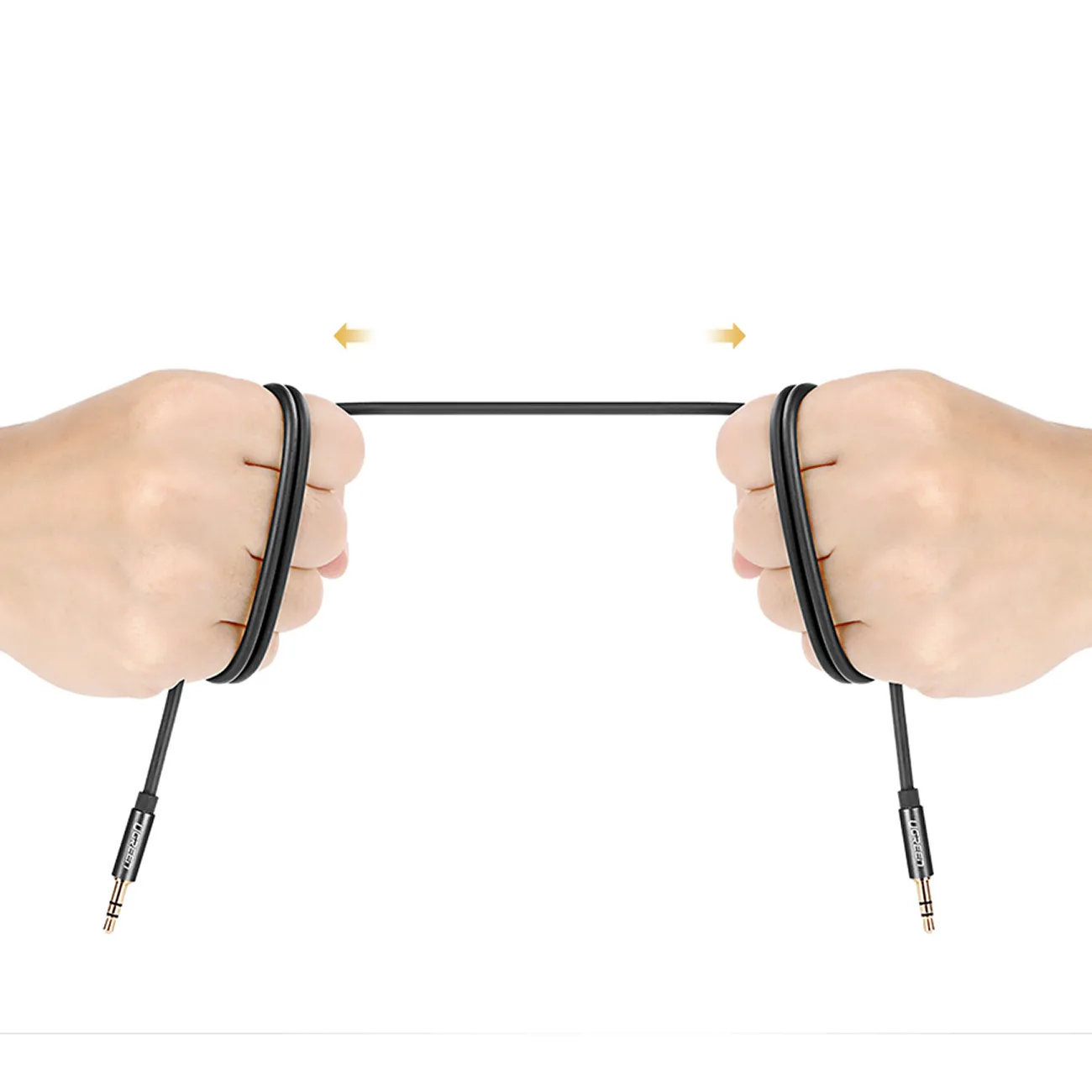 Kabel przewód audio AUX mini jack 3.5mm 1m - czarny 11