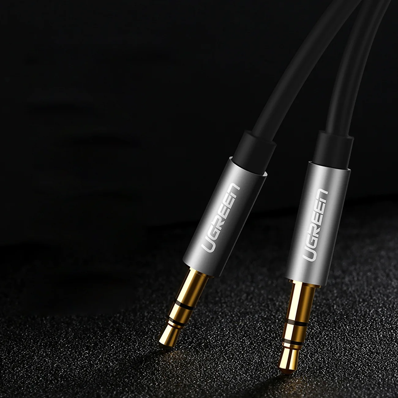 Kabel przewód audio AUX mini jack 3.5mm 1m - czarny 6