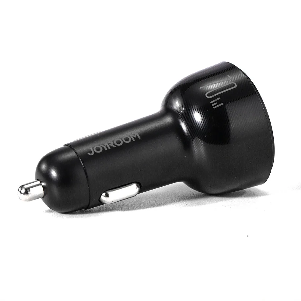 Ładowarka samochodowa do zapalniczki 3 porty USB i 2x USB-C 70W - czarna 9