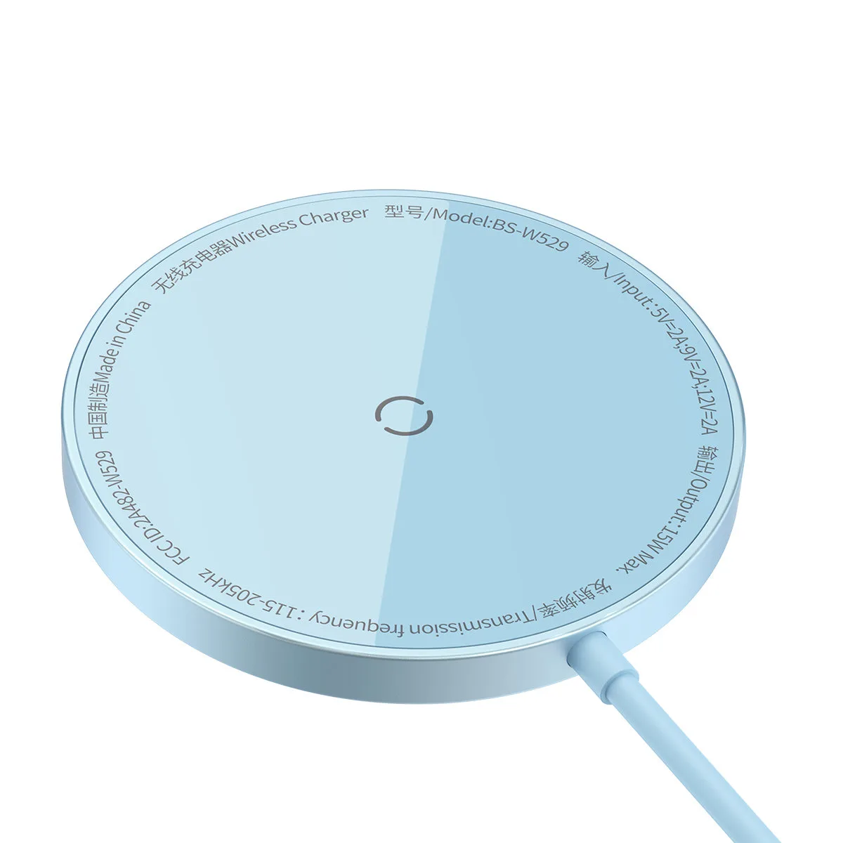Simple Mini3 MagSafe Qi 15W Magnetic Induction Charger - Blue 8